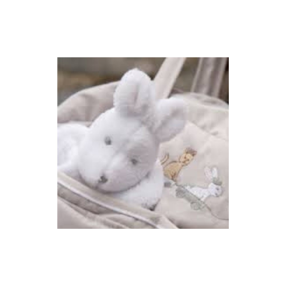 Doudou polaire Le voyage des tout petits dim.25x25cm S.Thiriez