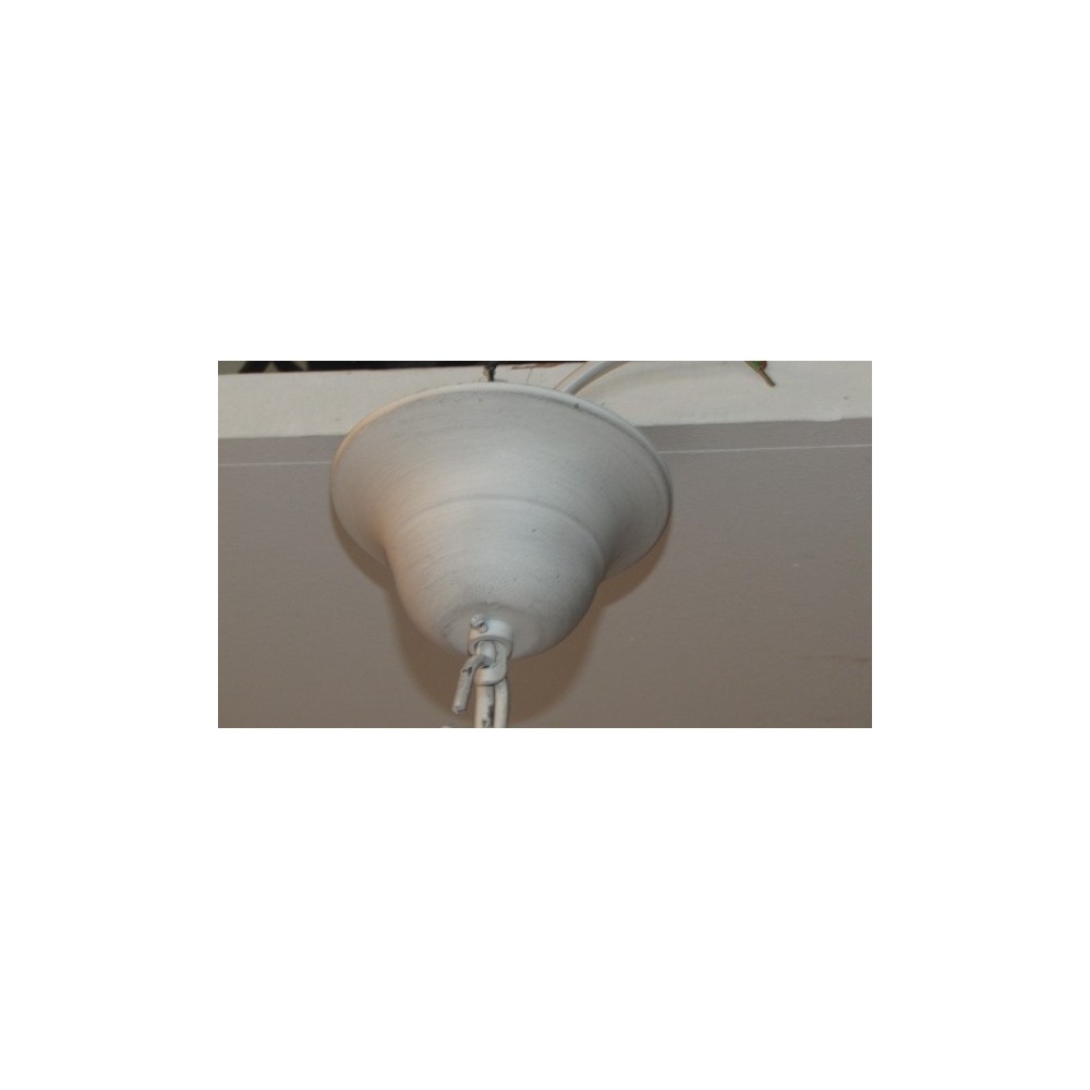 Lustre Ryckaert 6 feux. Col. Crème. Diam. 75 Haut 52 cm