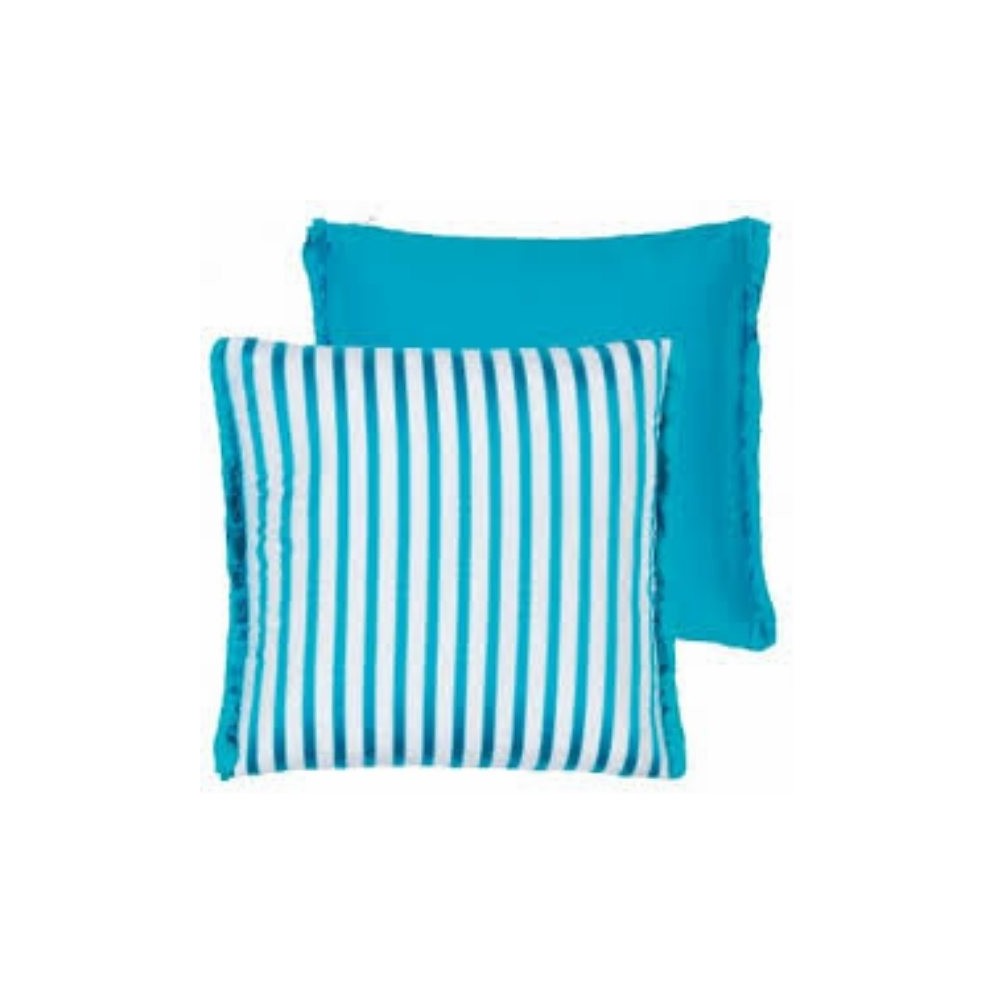 Coussin FRANCHINI col.turquoise, dim.40x40cm, Designers Guild