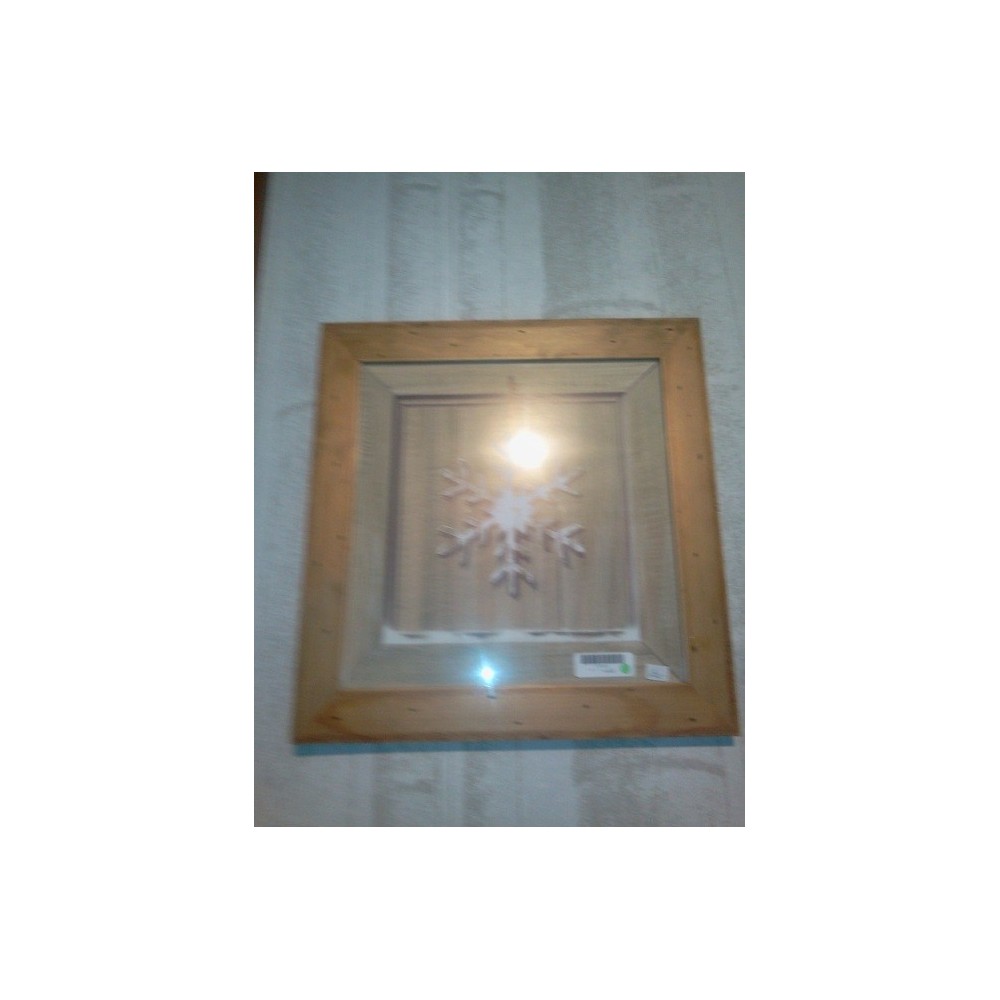 Tableau hiver flocon