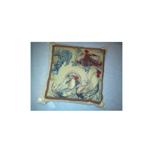 Coussin POULES PAILLE réf.F2198COU113002, dim.50x50cm, Pierre Frey