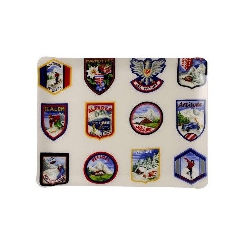 Plateau EDELWEISS, dim.40x52cm, Pierre Frey