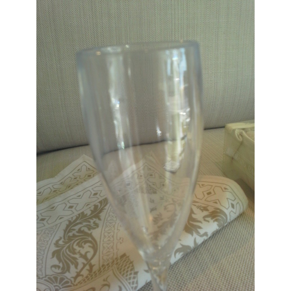 6 flûtes de champagne en plexi VESTA - LIKE WATER diam. 6,5/haut. 20 cm