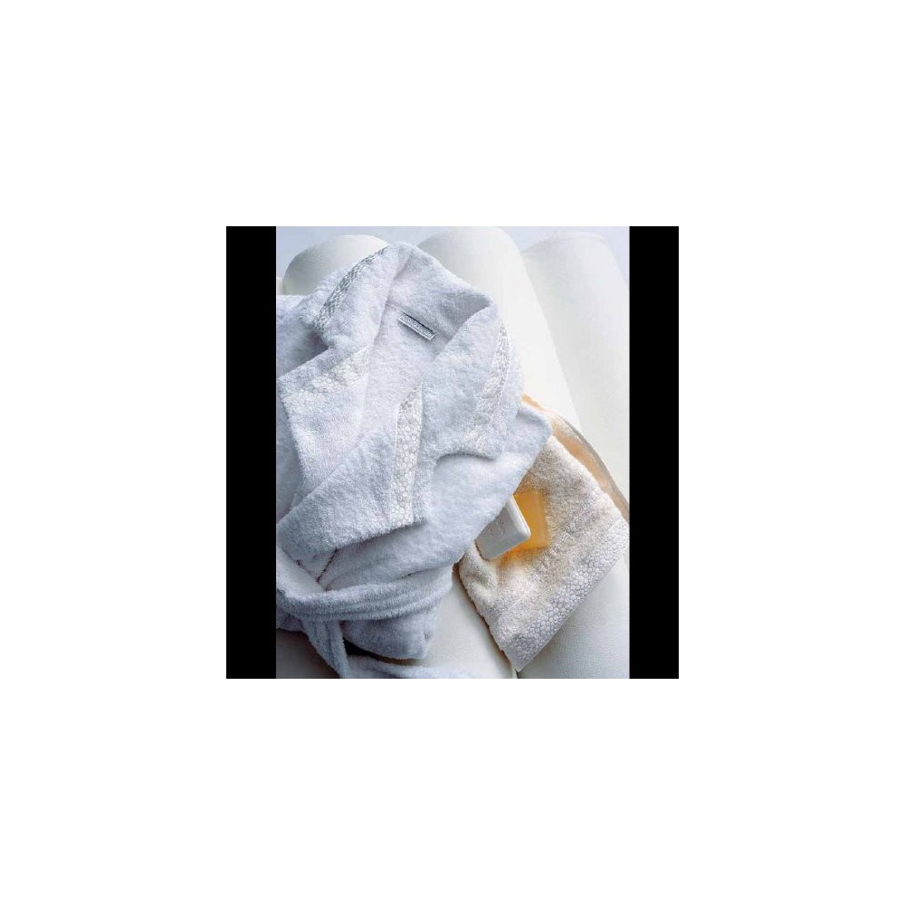 linge éponge MASTRO RAPHAEL-FRAMMENTI (set de 5 linges) col 12 blanc