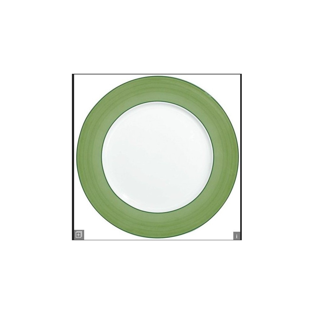 assiette RAYNAUD - PAREO VERT diam. 31 cm