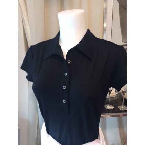 Tee-shirt Carmina Uni col.noir T2 (36),  Manuel Canovas