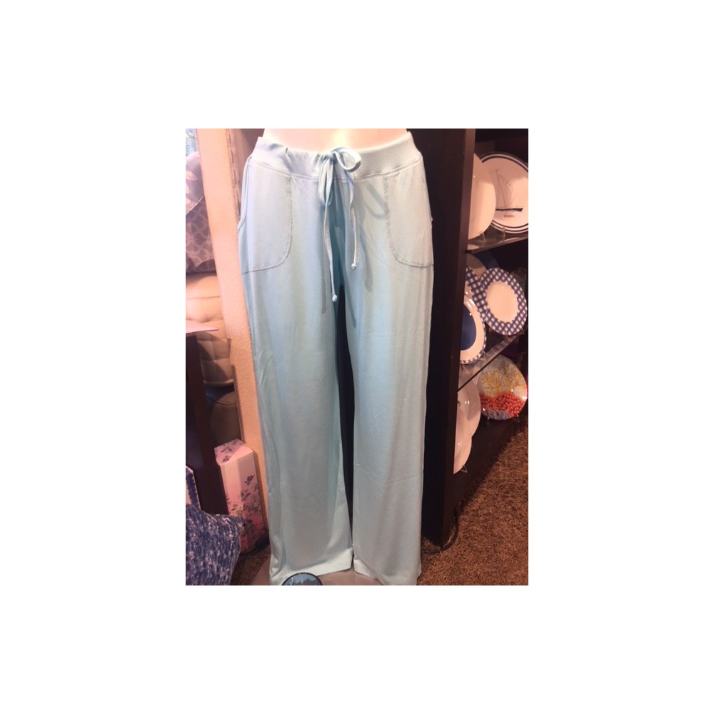 Pantalon Aubin uni col.turquoise MANUEL CANOVAS