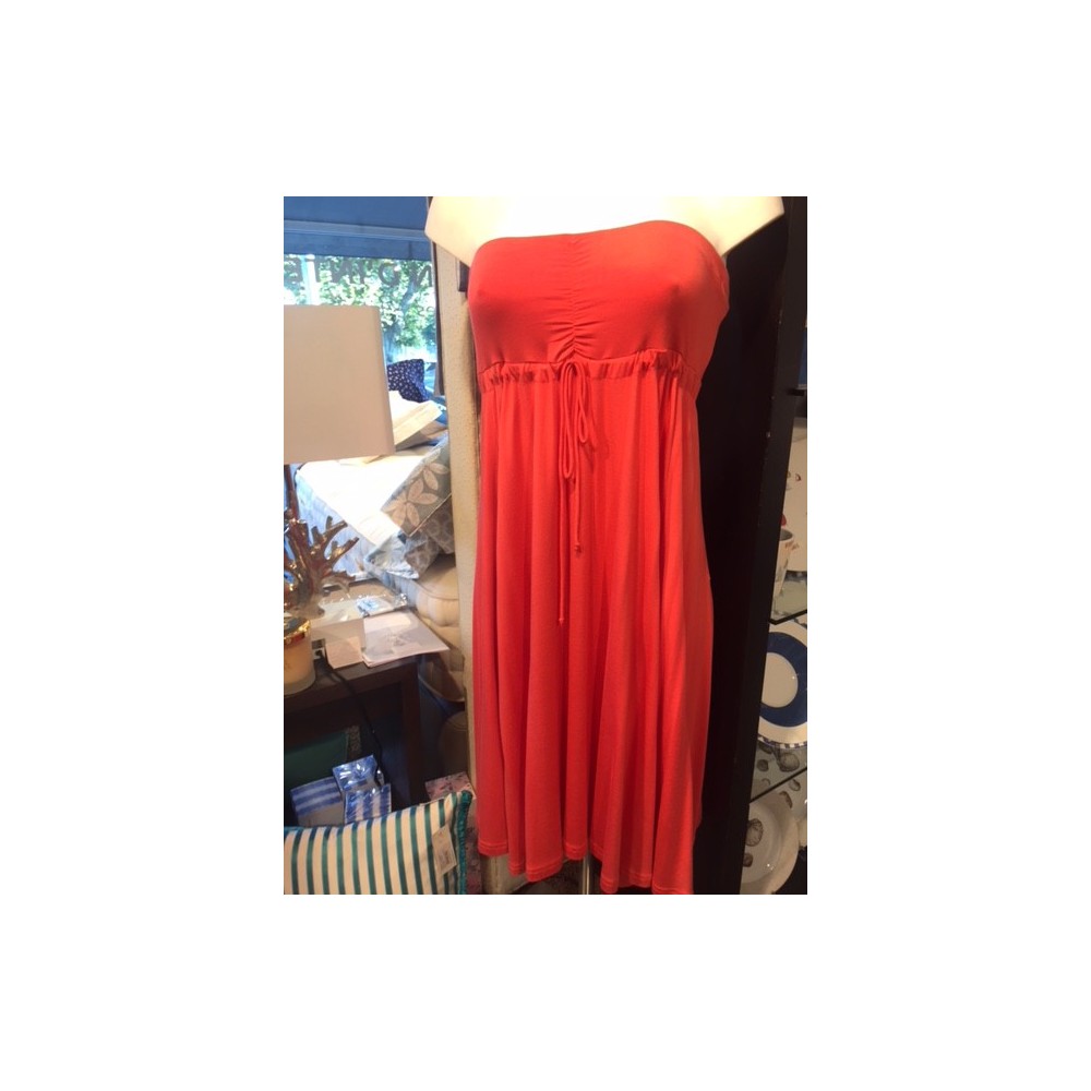 Robe AURELIE unie col.corail - taille 3 (38), Manuel Canovas