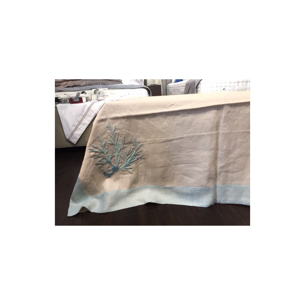 Nappe Tovaglia Coralli 180x300 turquoise MASTRO RAPHAEL
