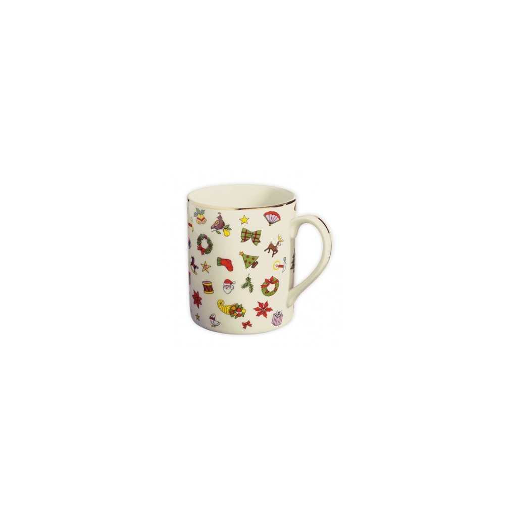 Mug NOEL en procelaine, RéF. 5449, Edzard