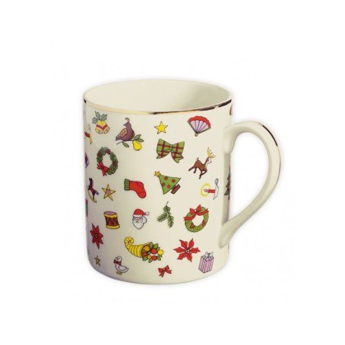 Mug NOEL en procelaine, RéF. 5449, Edzard
