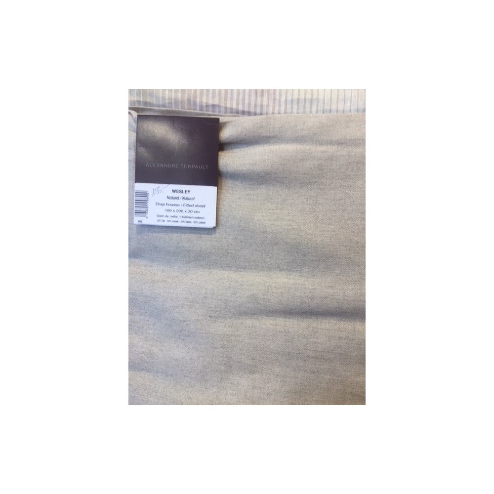 drap housse ALEXANDRE TURPAULT-WESLEY 160 X 200 cm/30 cm
