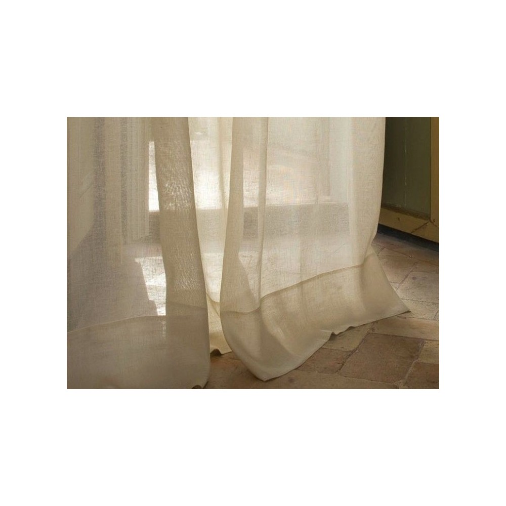 Rideau MASTRO RAPHAEL-TENDA LINO UNITO 210 x 260 cm col beige 02