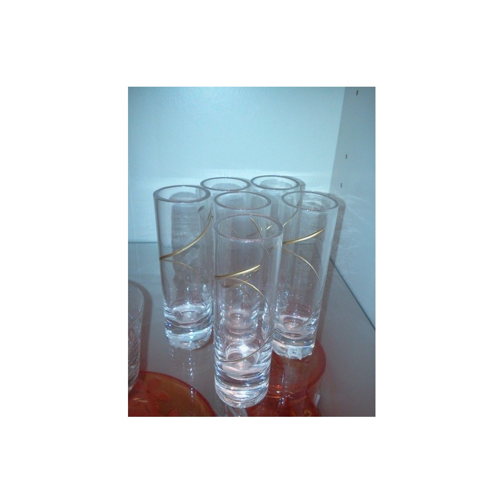 Set de 6 verres à digestif