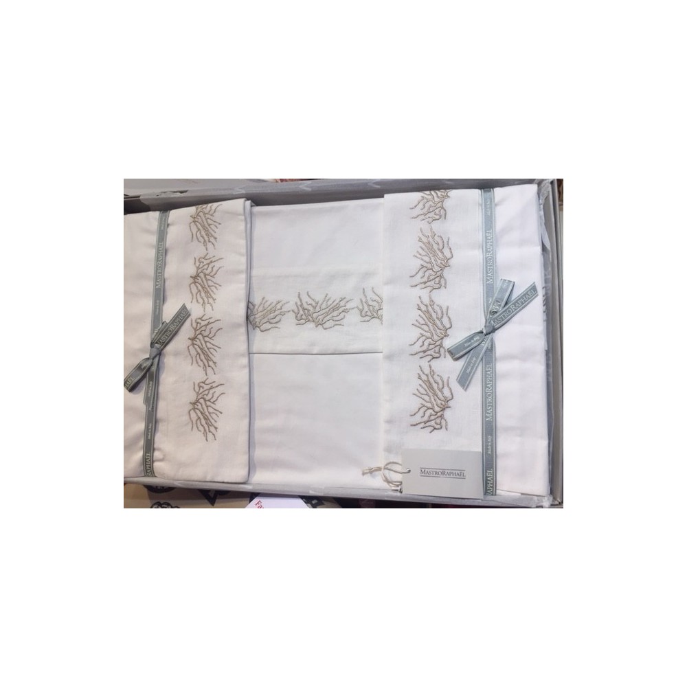 housse de couette 240 x 240 cm et 2 taies d'oreiller 65 x 65 cm MASTRO RAPHAEL-SAVAGE LEOPARD