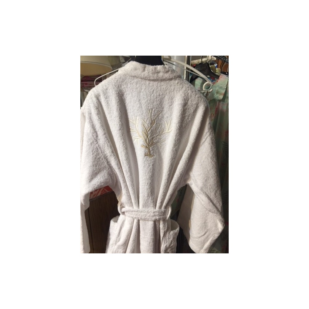 Peignoir CORALLI col. blanc 13, taille L, Mastro Raphael