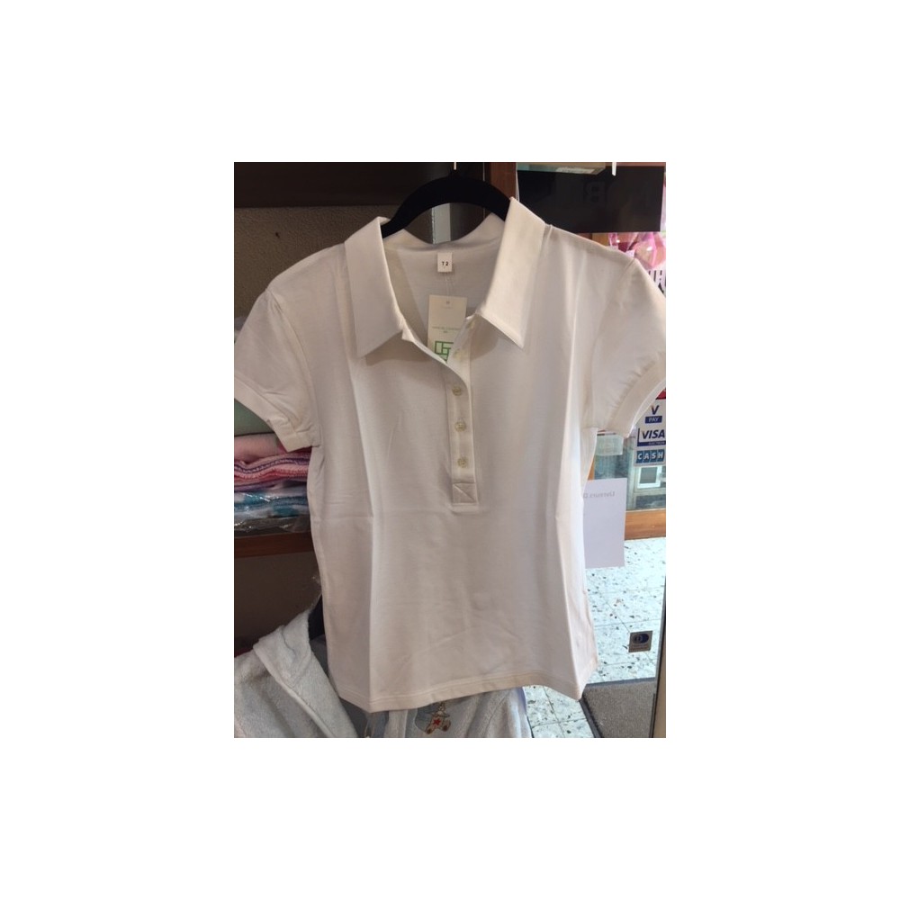 Tee-shirt Carmina Uni col.blanc, T3 (38) Manuel Canovas