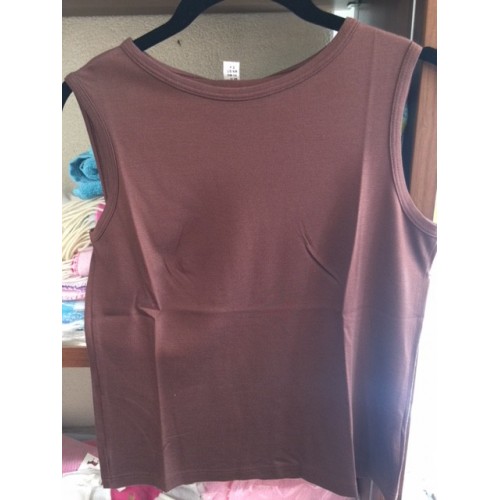 Tee-shirt Cara Uni col.marron, T2 (36) Manuel Canovas