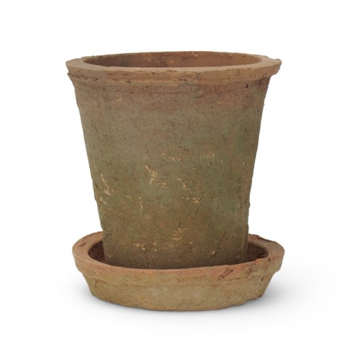 Sorrel Pot and Saucer - Small