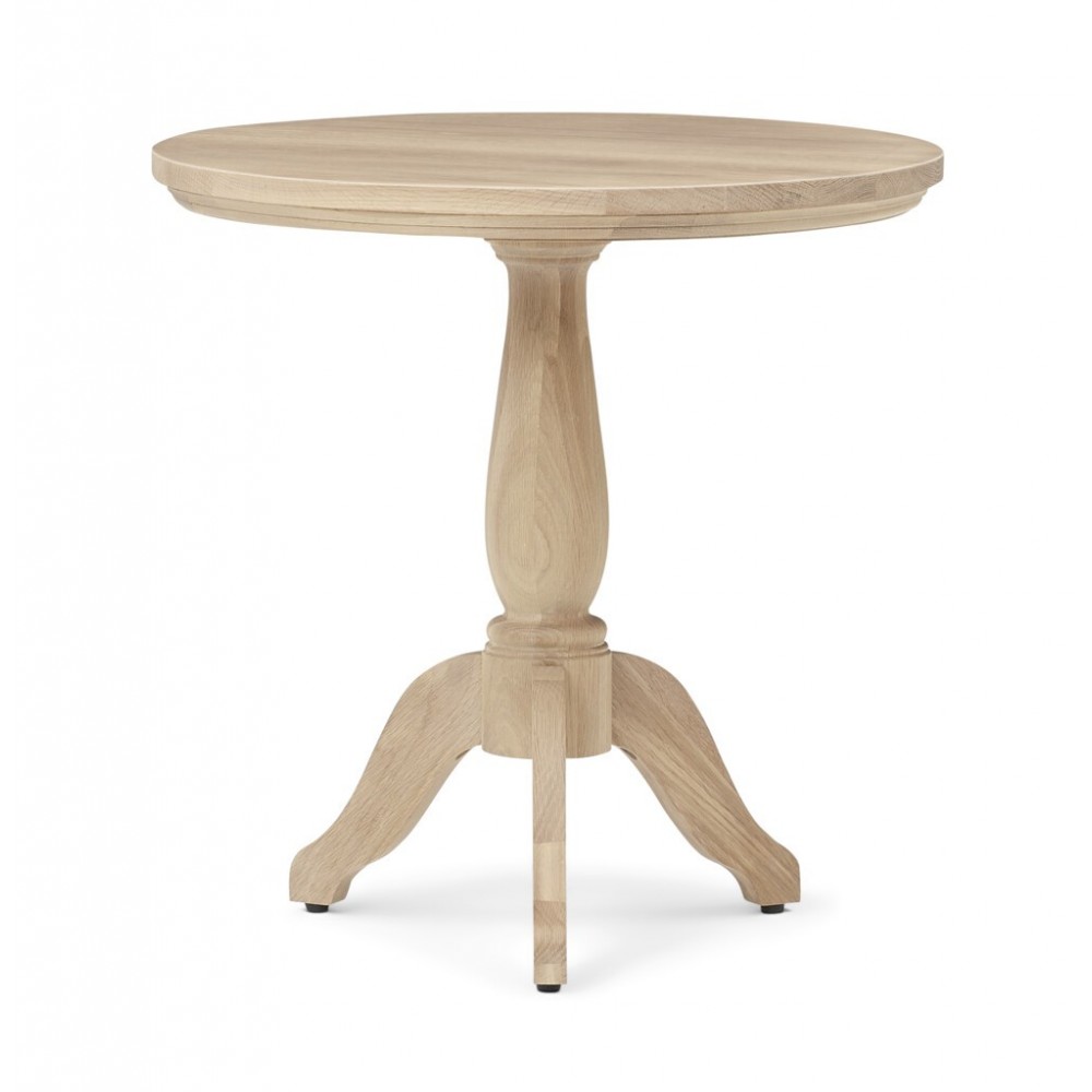 Henley 60 Round Side Table - Oak