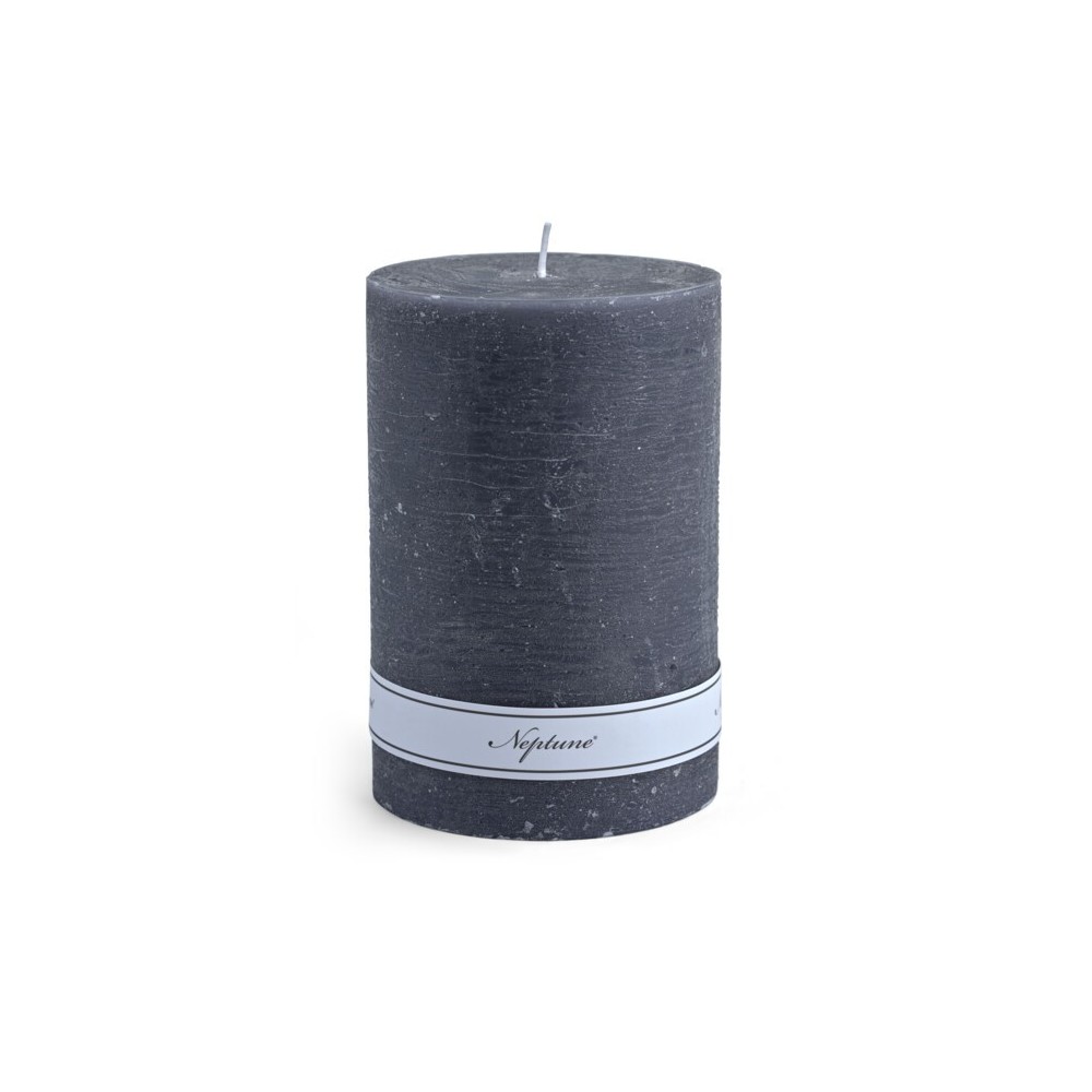 Blyton 10 x 15cm Pillar Candle - Charcoal
