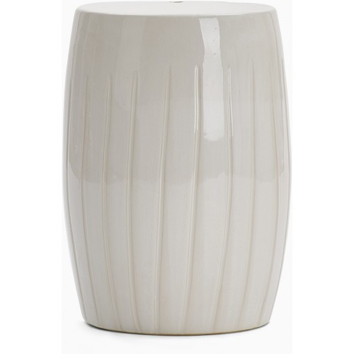 Beswick Ceramic Stool - Snow