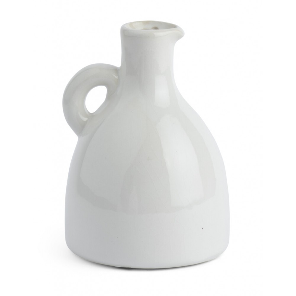 Corinium Medium Jug with Handle - White