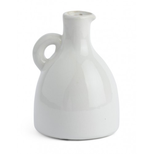 Corinium Medium Jug with Handle - White