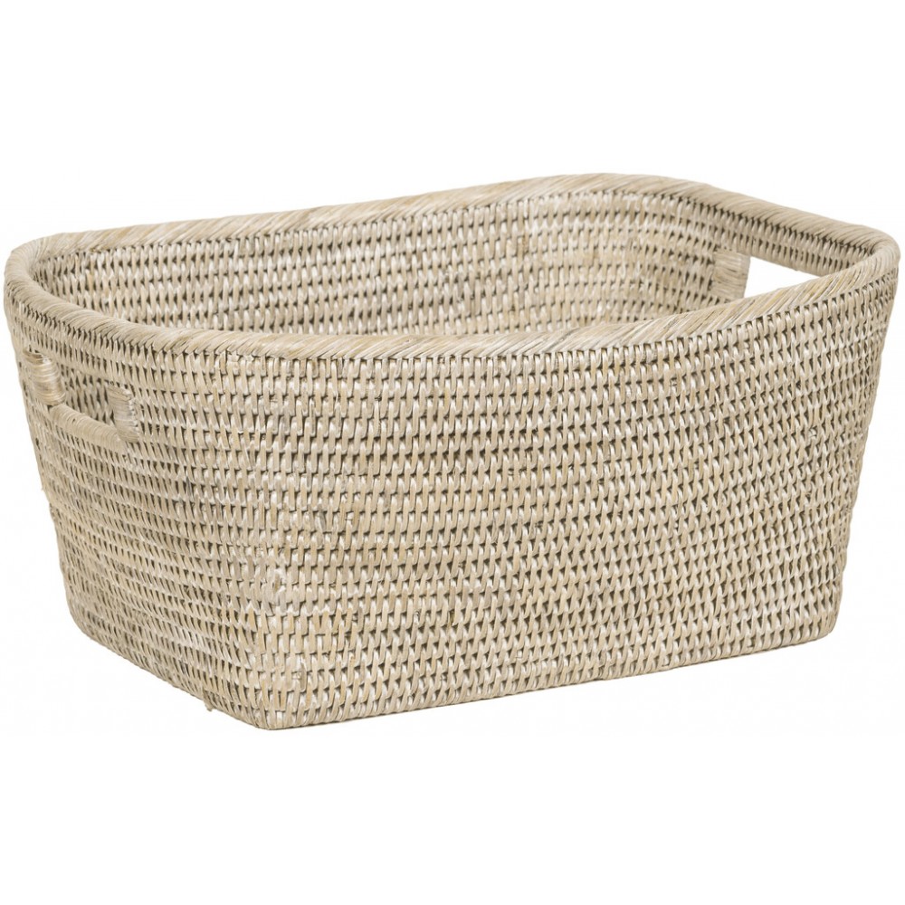 Ashcroft Square Basket 40x32.5cm - Silver Reed