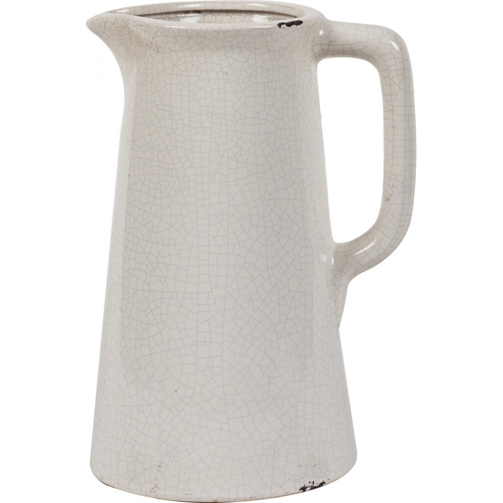 Corinium Large Jug Vase - White