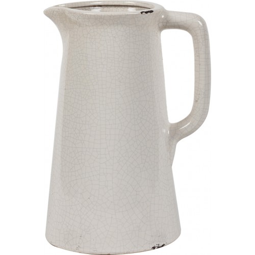 Corinium Large Jug Vase - White