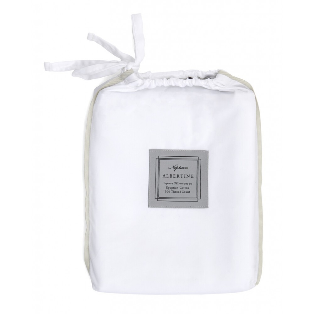 Albertine Square Pillowcases 65 x 65cm - Set of 2- Lily