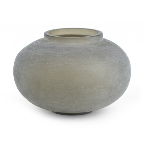 Alconbury Round Vase, Small - Grey