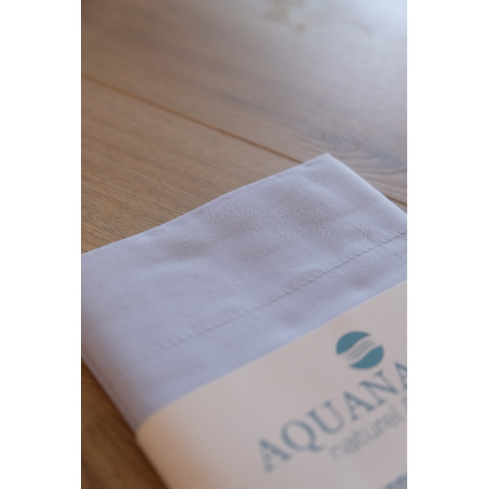 Taie d'oreiller Aquanatura coton biologique 50x70 BLEU PARME