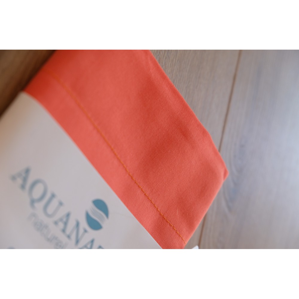 Taie d'oreiller Aquanatura coton biologique 50x70 CORAIL