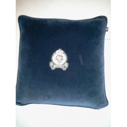 Coussin Badged velours marine GANT