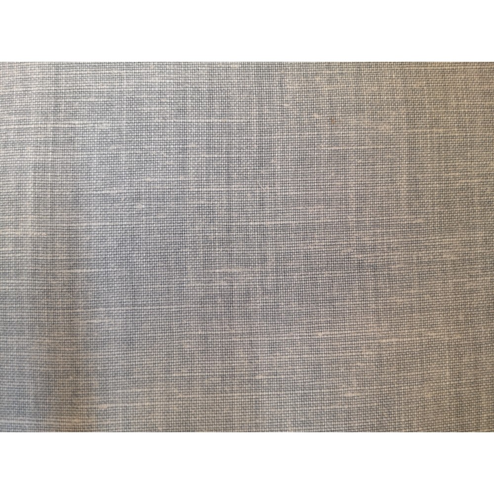 Shoreditch Carver Chair- Harry Flax Blue- Pale oak legs