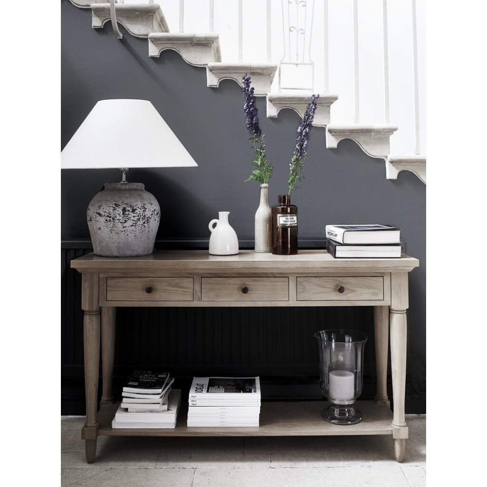 Henley 130 Rectangular Console Table - oak - Henley Classic