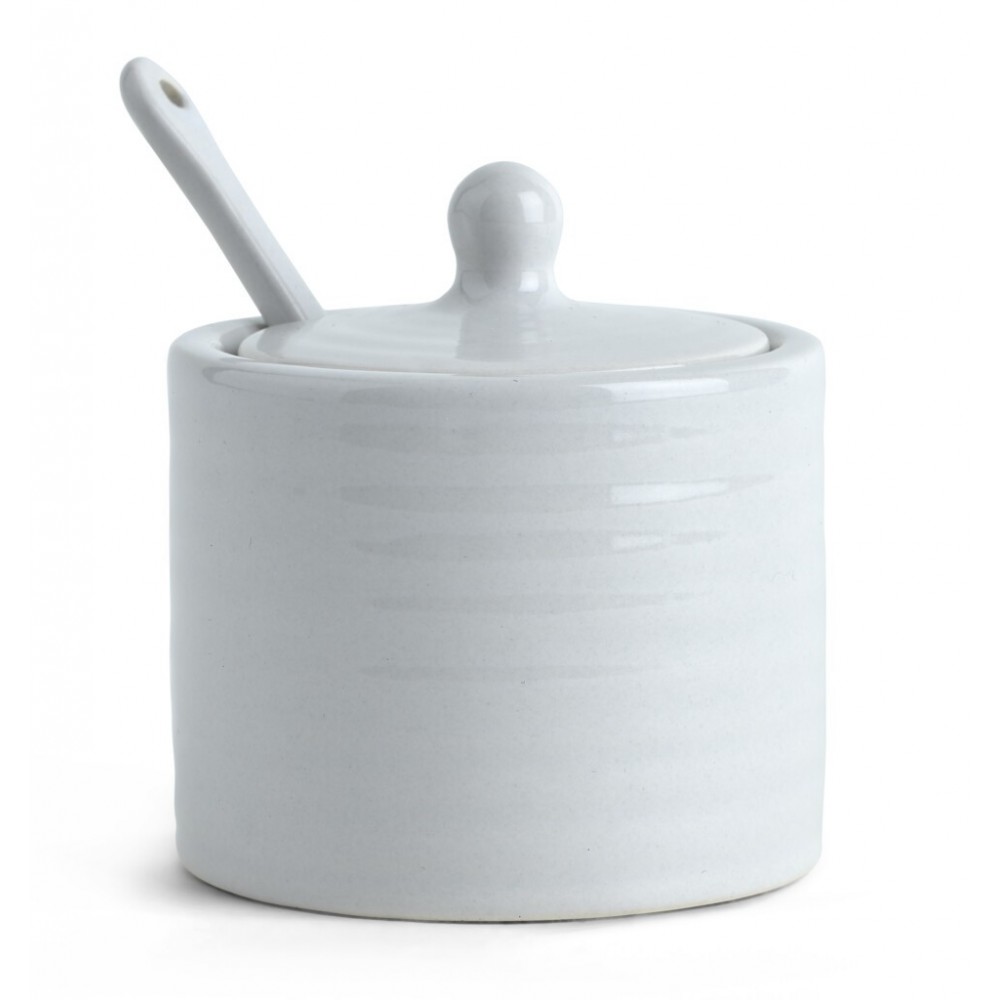 Lewes Spice Pot with Spoon - Grey