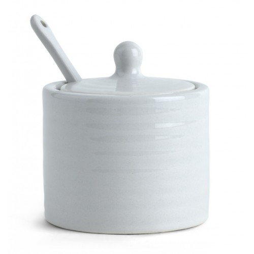 Lewes Spice Pot with Spoon - Grey