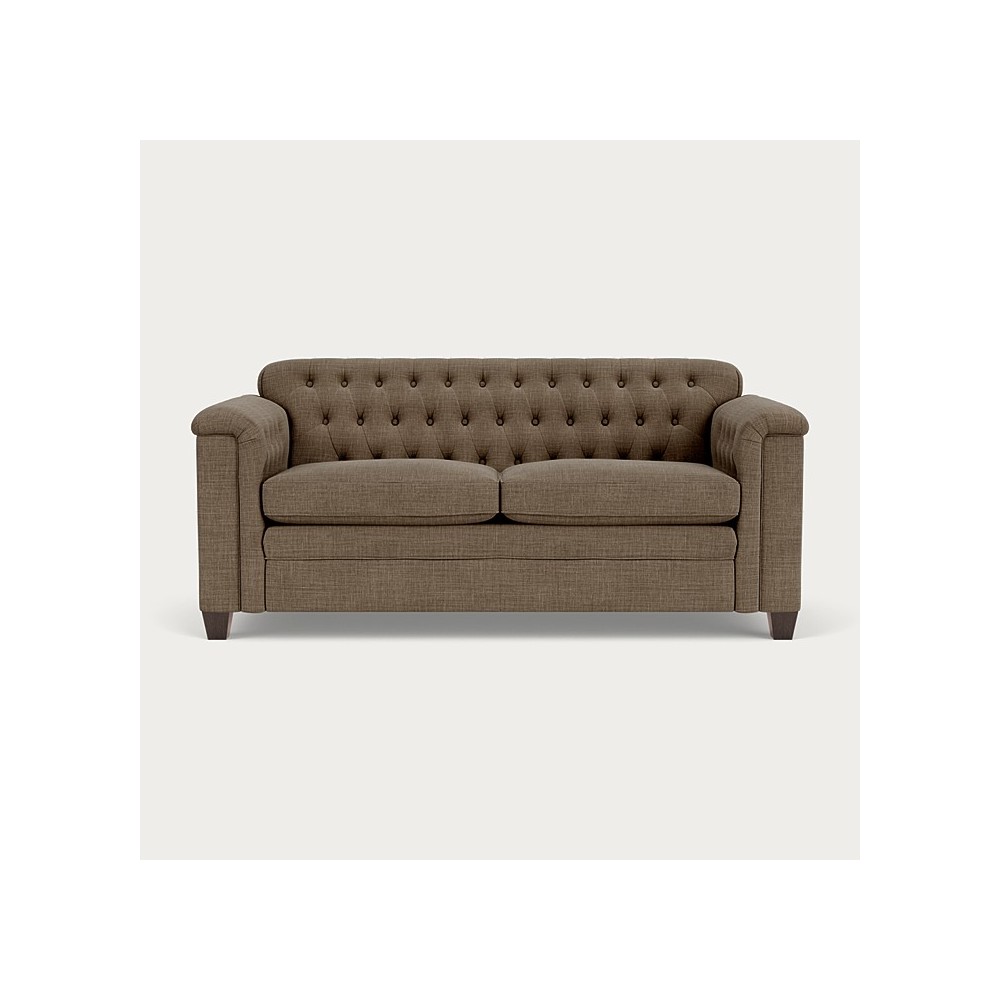 Lottie Sofa Medium - Harry Mortar - Darkened Oak Legs
