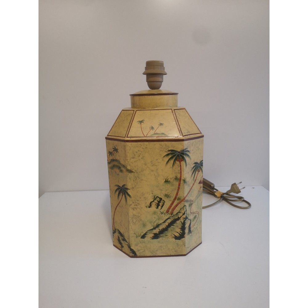 Pied de lampe Asiatides sans abat jour