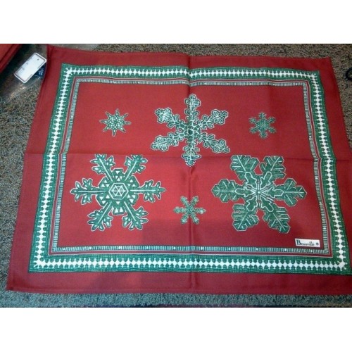 Set de table Courchevel rouge BEAUVILLE