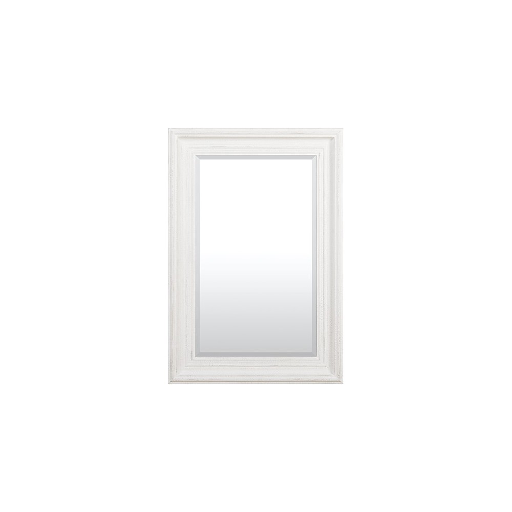 Buckingham 82 Rectangular Mirror - Off White