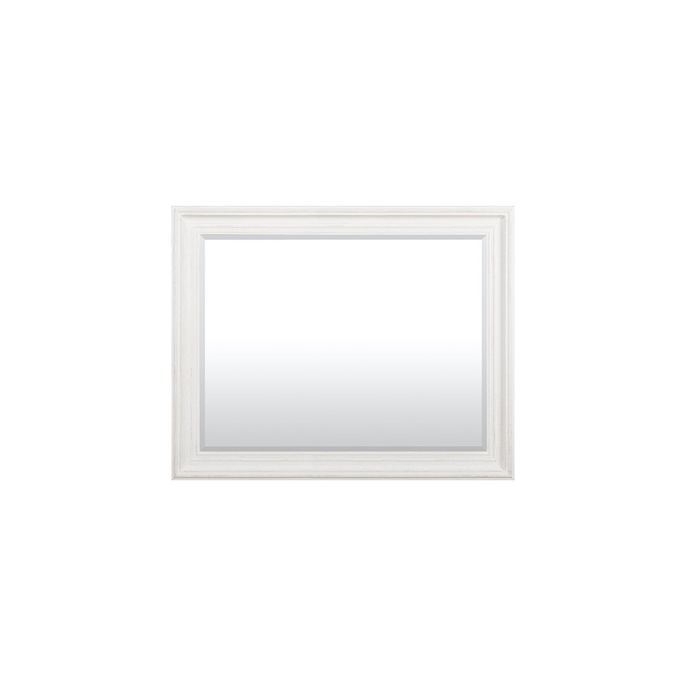 Buckingham 82 Rectangular Mirror - Off White