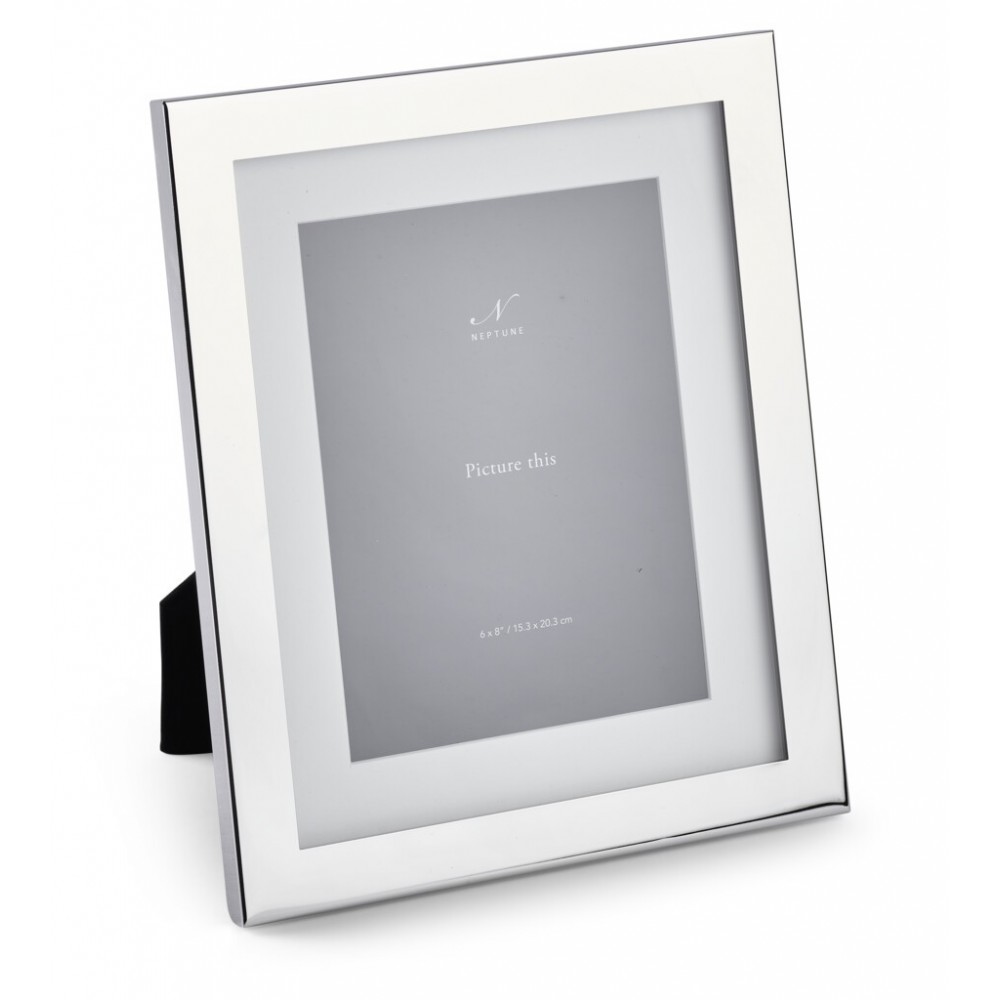 Newton 6x8 Silver Plated Photo Frame