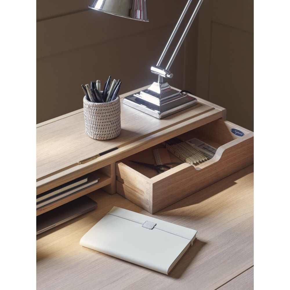 Ashcroft Round Pot 9x9cm - Silver Reed