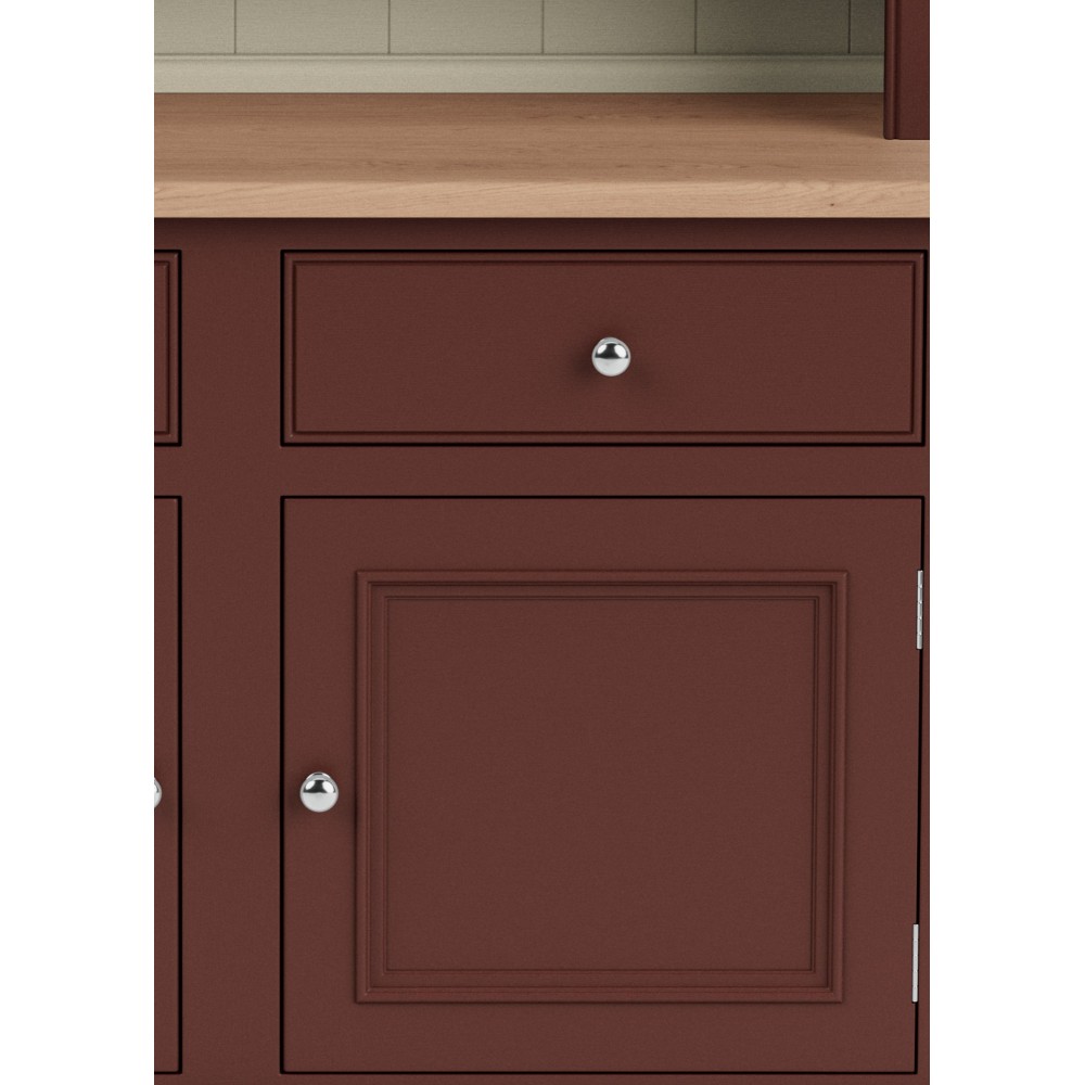 Chichester 4ft Open Rack Dresser - Shingle