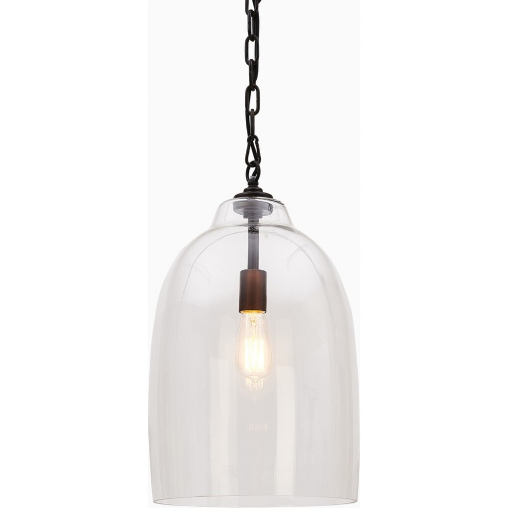 Shaftesbuy Bronze Glass Pendant - Medium