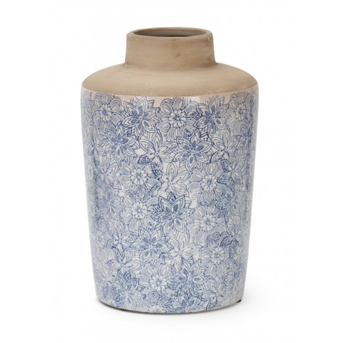Thursfield Tall Vase - Flax Blue